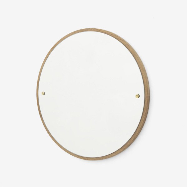 Wooden Circle Mirror